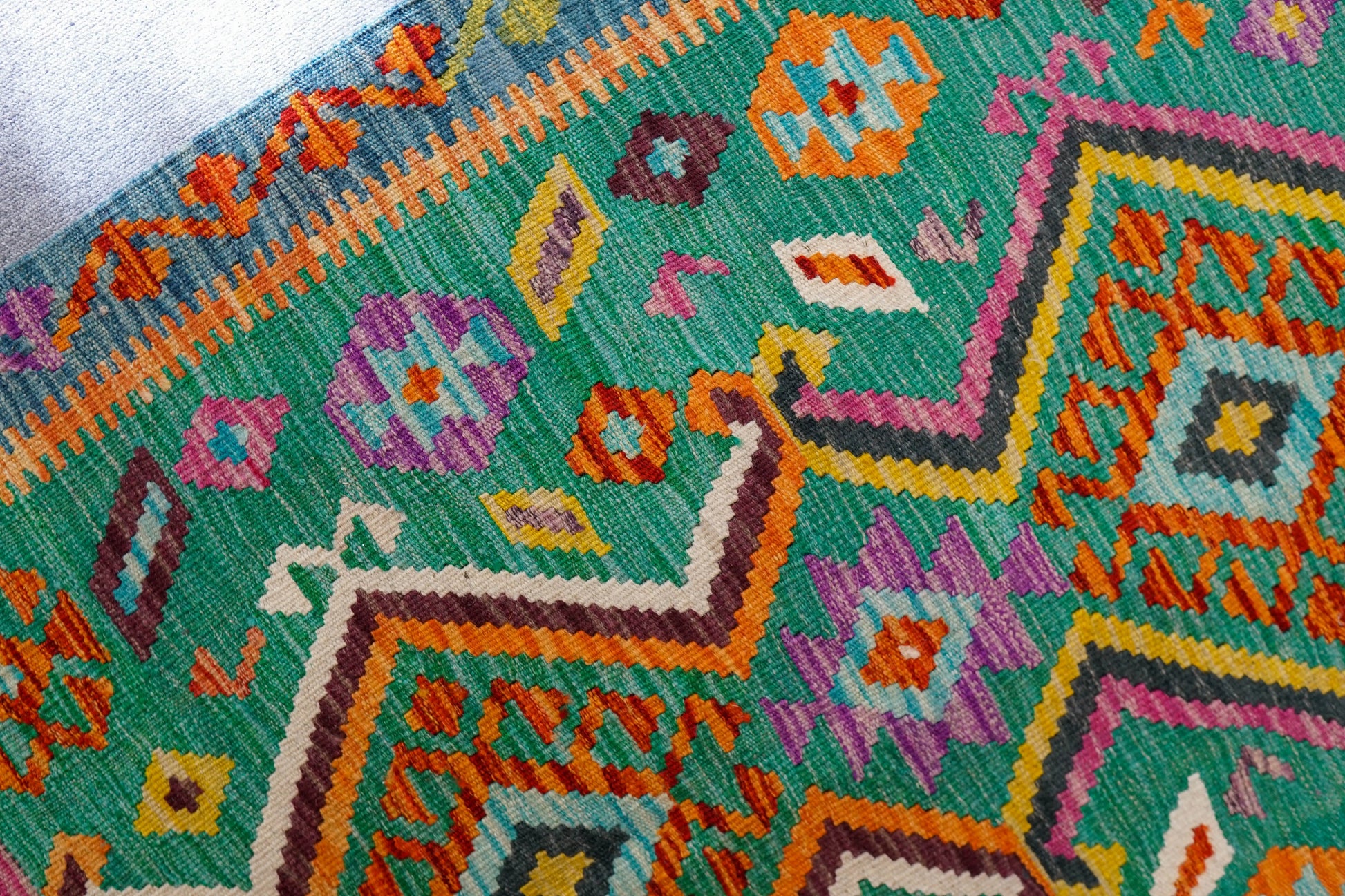 147×100cm　　アフガニスタン　手織り　キリム　　 Decorworks
