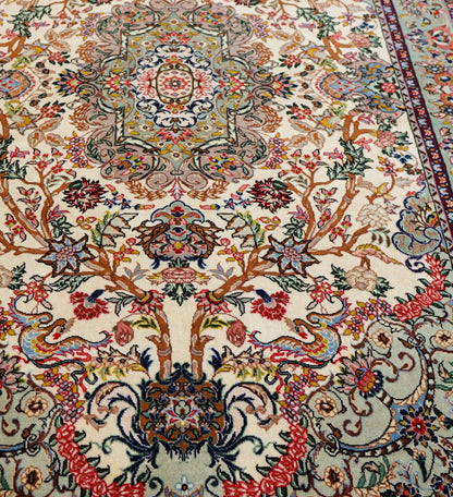 200×135cm　 ペルシャサルーク総手織り絨毯 Decorworks