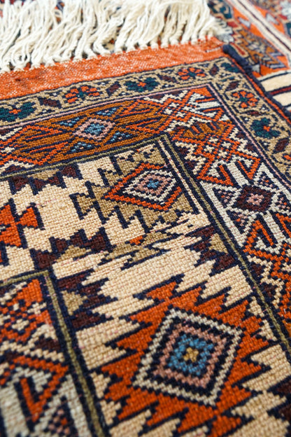 174×120cm　トルクメン ボハラ　手織り絨毯 - Decorworks