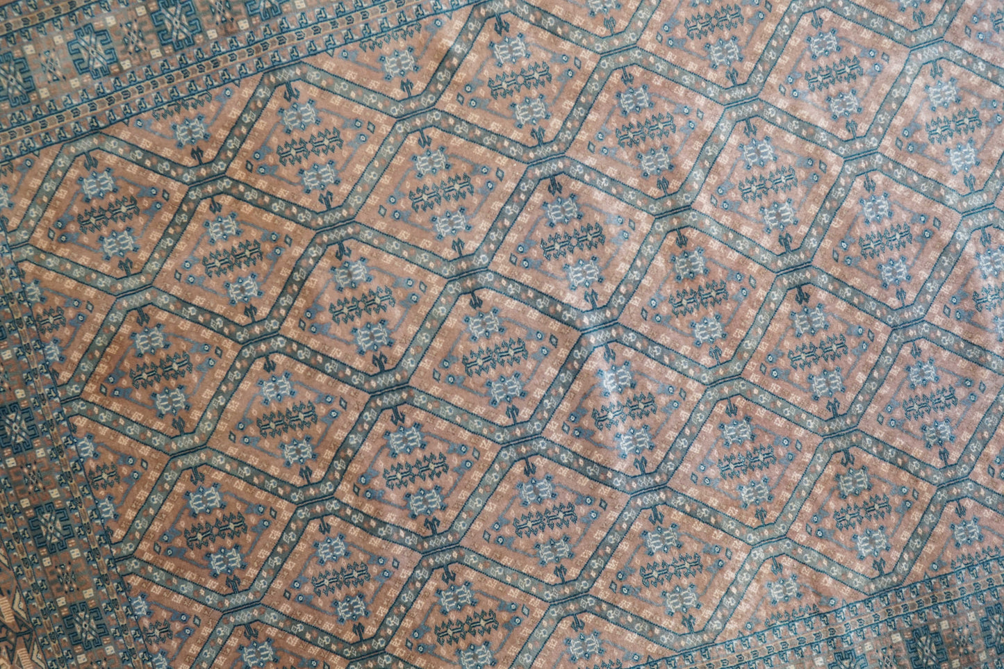  217×153cm パキスタン手織り絨毯 Fine quality11/22