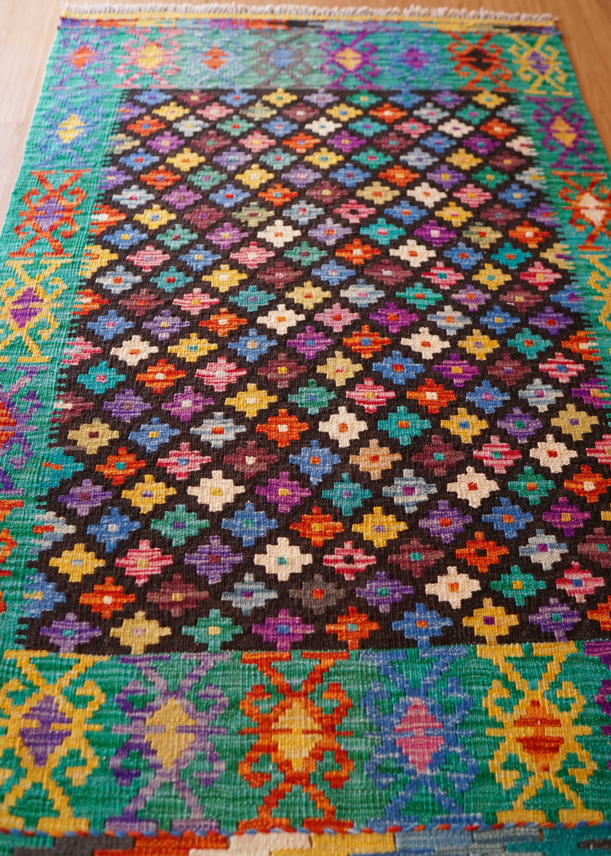  149×102cm　　アフガニスタン手織りキリム　　　