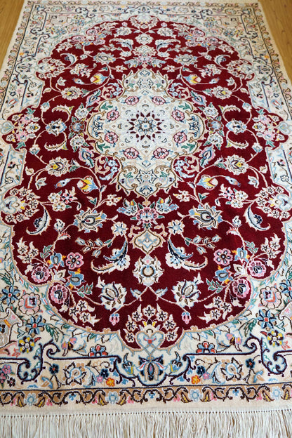  ペルシャ絨毯 ナイン 156×108cm