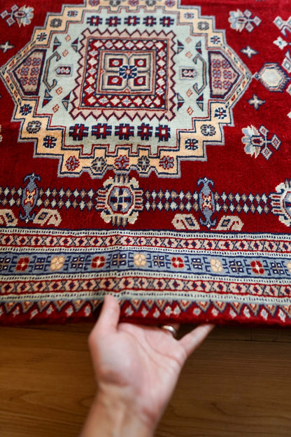 パキスタン手織り絨毯 156×94cm