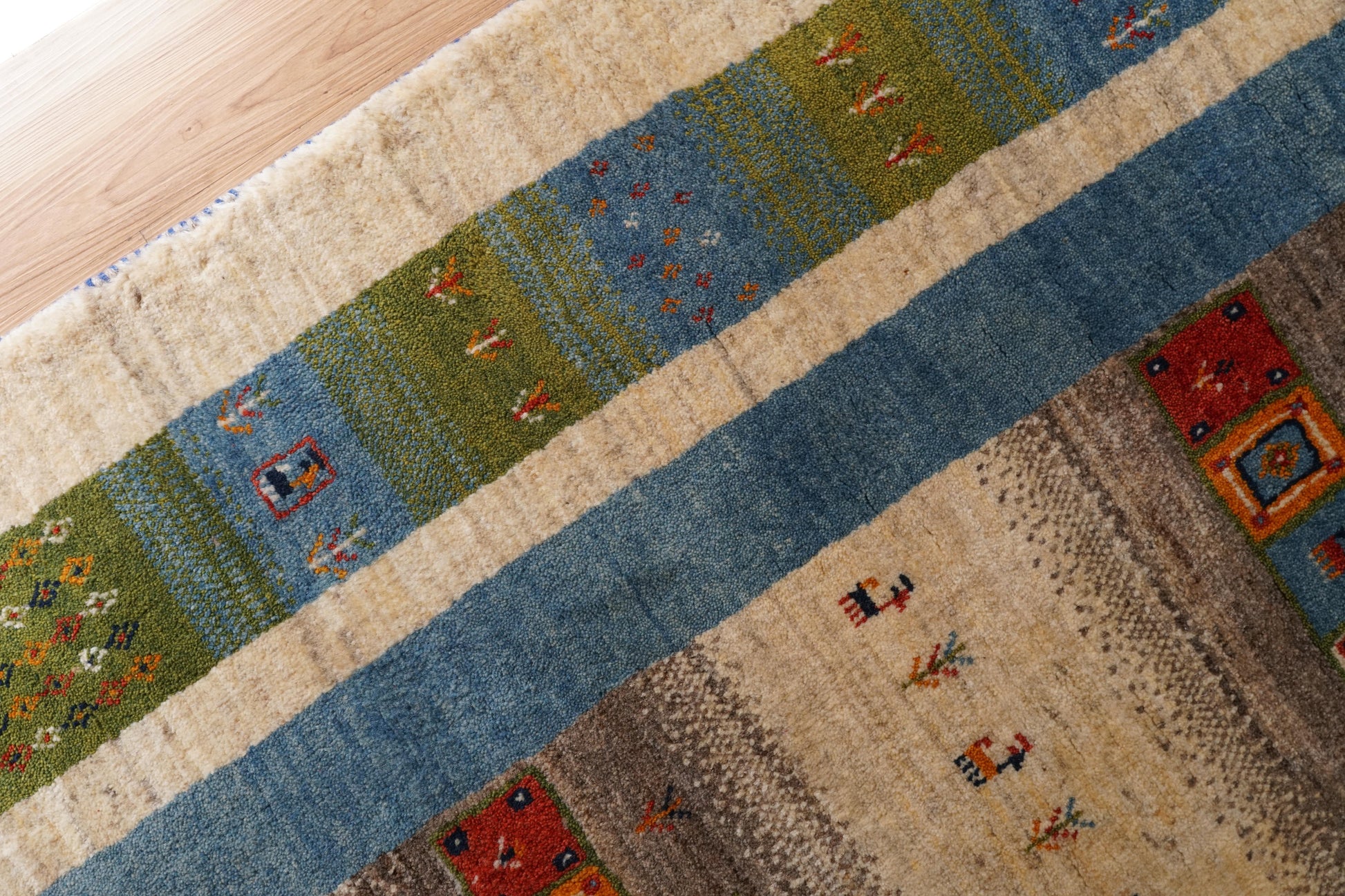 Collection ペルシャ手織りギャッベ 200×159cm -19508