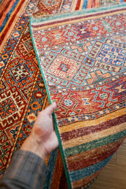 Collection アフガニスタン ガズニーウール 絨毯 206×145cm　トライバルラグ