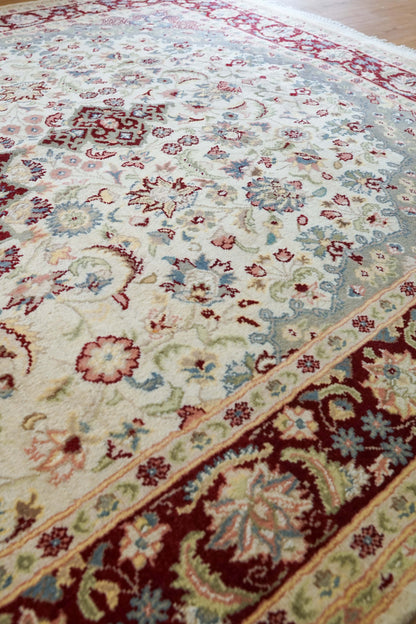  ペルシャ絨毯 オリエンタルラグ 242×154cm 手織り メダリオン柄