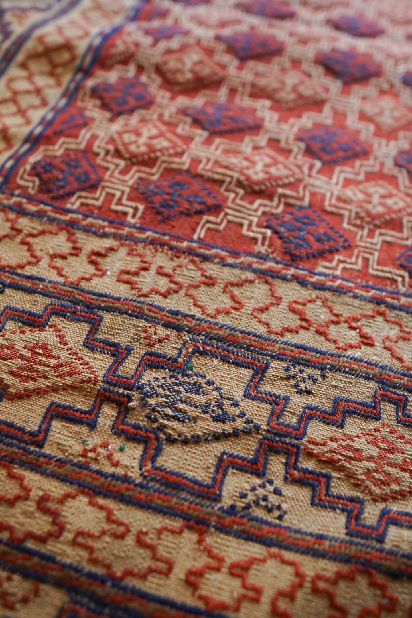  ペルシャ手織りオールドキリム  184×150cm