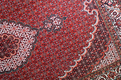 ペルシャ絨毯 ビジャー 228×152cm ビジャール産｜高品質タカーブ織り マヒデザイン メリノウール 手織りラグ - Decorworks
