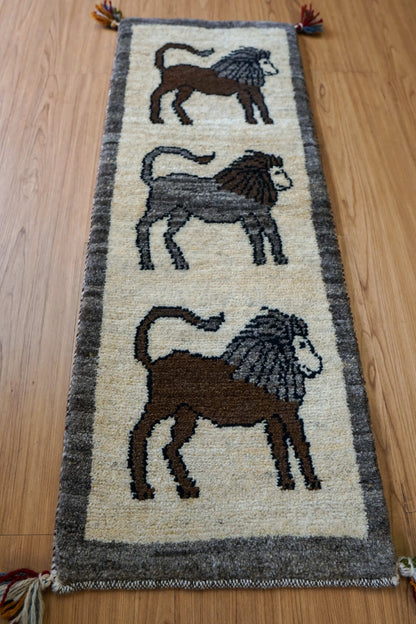  ペルシャギャッベ アマレ族 ギャベ　ランナー 116×42cm
