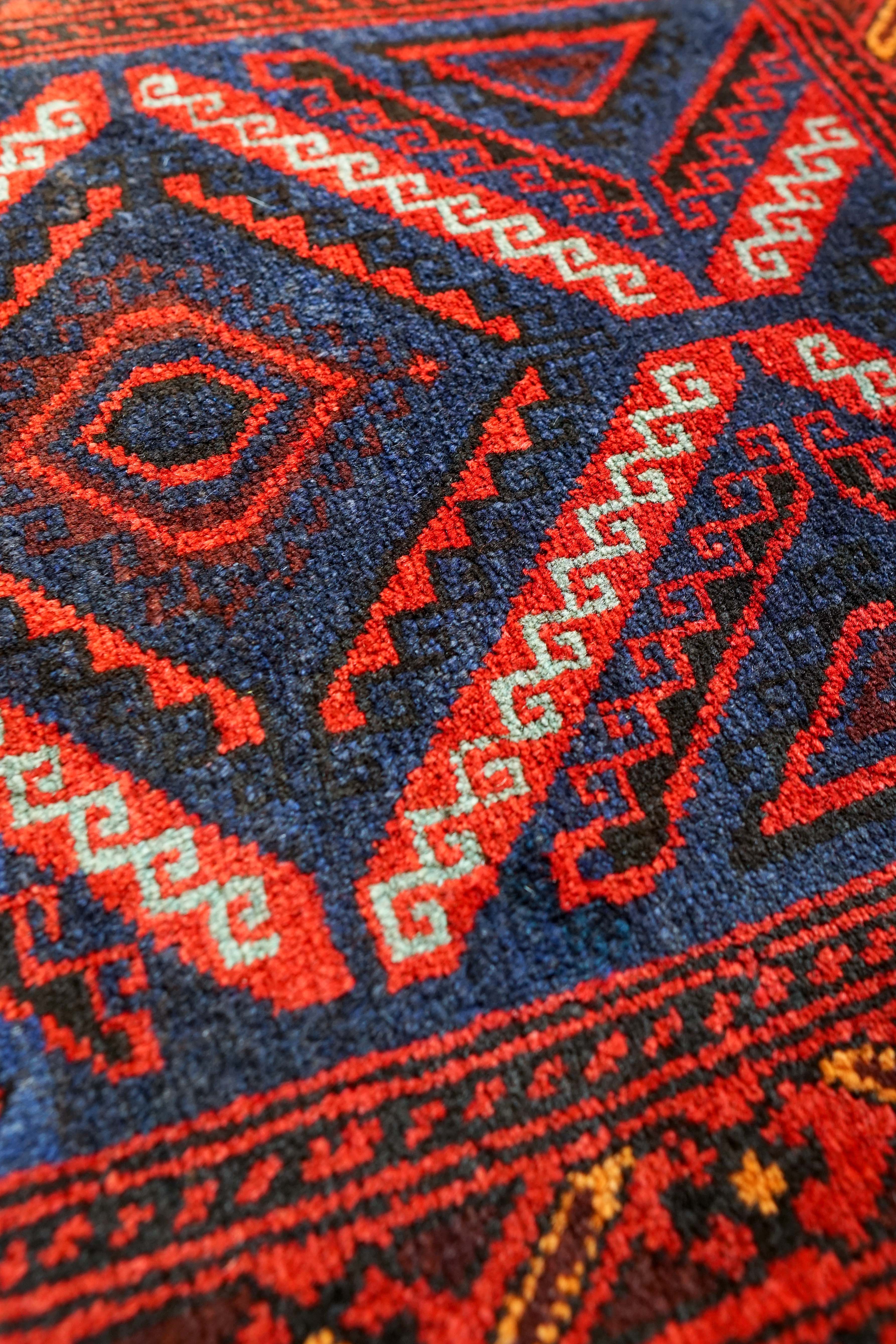アフガン バルーチ ヴィンテージ絨毯 83×50cm トライバルラグ – Decorworks