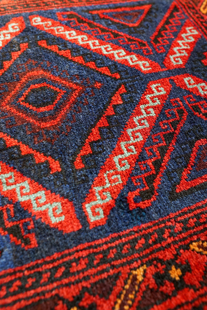  アフガン バルーチ ヴィンテージ絨毯 83×50cm トライバルラグ